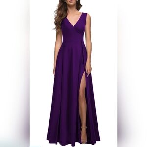 Long Purple Formal Dress, Size Small